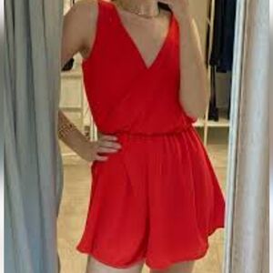 Maurices Red Romper size XL.